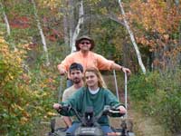 Tom Clark (top) Eric Saperstein, Theresa Tonte (Driving) - Maine 2005