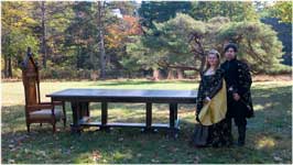 Theresa Tonte & Eric Saperstein - Medeival Photo Shoot by Henry Schweber