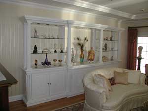 Custom Made Display Cabinet and Shelving Unit