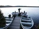 Photo of docks by Eric M. Saperstein of Artisans of the Valley - Taken Belgrade, Maine on Ingham Pond 2002
