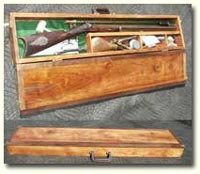 Custom Cherry and Walnut Gun Case (Click for larger picture)
