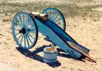 1790 Reproduction Howitzer by Artisans of the Valley Back View