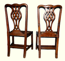Restoration of circa 1790 Chipandale Chairs by Artisans of the Valley