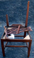 Circa 1790 Chippendale Chairs Circa 1790 Before Restoration