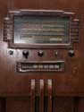 GE Antique Radio - Before Restoration - Dial Closeup