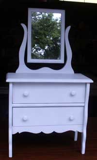 Collectable Child's Size Vanity - After Restoration