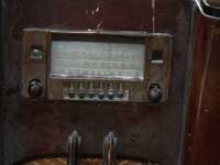 Antique Radio Cabinet Before Restoration - Controls