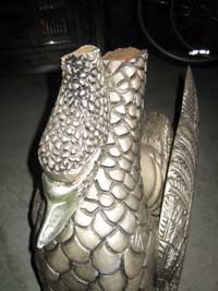 Carved Swan Table Support - Before Restoration 1