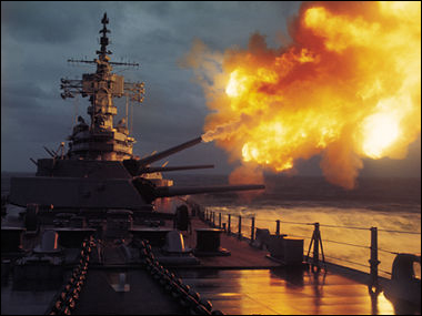 Battleship NJ Gulf of Tonkin North Vietnam Neil Leifller 2002