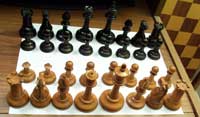 Jaques chess set - Before Restoration