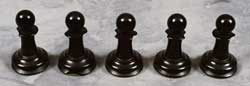 1849 Jaques Staunton chess set Pawns Before Restoration