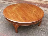 Artisans of the Valley - Golden Oak Coffee Table After Restoration