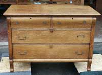 Golden Oak Dresser - After Restoration Front View 3