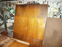 Artisans of the Valley - Golden Oak Partners Desk Before Restoration
