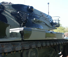 M60A3 Main Battle Tank Prior to Restoration AmVets Post #77 - Side of Turret