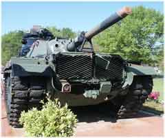 M60A3 Main Battle Tank Prior to Restoration AmVets Post #77 - Front View
