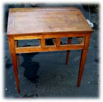 Antique Cherry Desk - After Leg Replacment Front
