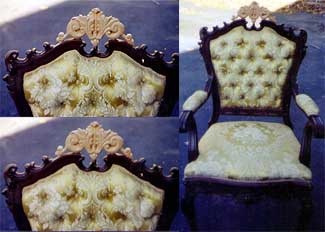 Artisans of the Valley Restoration - Ornate Hand Carving on Antique Chair Restoration