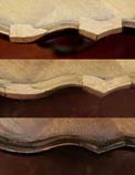 Before and After Restoration by Artisans of the Valley - Pie Crus Tabletop - Crust Zoom