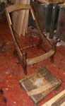 Rocking Chair Restoration - Frame Brakedown - Frame By Artisans of the Valley Upholstery by Browns & Sons of Pennington, NJ