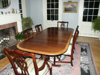 Artisans of the Valley Concise History of American Furniture -  Duncan Phyfe Dining Table