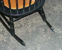 Stenciled Hitchcock Chair - Restored Leg