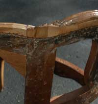 Louie XV Bergerie Chair After Restoration Reinforced Back