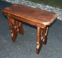 Stool Restoration - Completed Right Angle