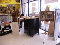 Artisans of the Valley Demonstration Setup at Woodworkers Warewhouse View 2