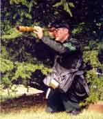 Stan Saperstein as US Sharpshooter Wyman White - Camp Olden Civil War Museum - Artisans of the Valley Educational Services