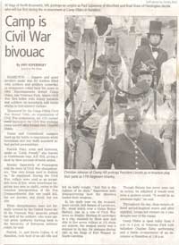 Camp Olden is Civil War Bivouac" by Amy Kuperinsky Trenton Times Article detailing some of Stanley's activity with Camp Olden, telling the story behind the reenactment