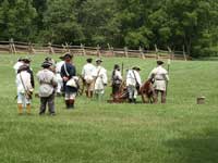 Battle of Monmouth 225th Aniversery Renactment Photo by Eric Saperstein - Artillery Making Ready