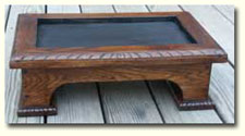 Footstool for Gothic Creedence Table(Click for larger picture)
