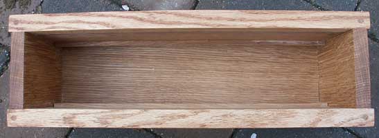 Hand Made Solid Oak Jewelry Box Tray Inserts Space in Box