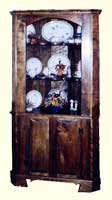 Country Corner Cupboards - Early American Finish