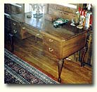Queen Anne walnut desk (View larger picture)