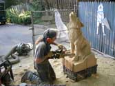 Step 14 Timberwolf Chainsaw Carving - Bob Eigenrauch