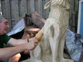 Step 20 Timberwolf Chainsaw Carving - Stan Saperstein