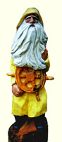 Artisans of the Valley feature Chainsaw Carving by Bob Eigenrauch - Fisherman with Catch