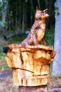Artisans of the Valley feature Chainsaw Carving by Bob Eigenrauch - Fox Overlook
