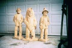 Artisans of the Valley feature Chainsaw Carving by Bob Eigenrauch - Group of Carvings