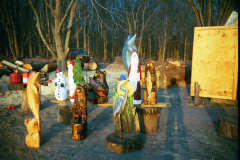Grouping of Chainsaw Carvings One