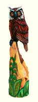 Artisans of the Valley feature Chainsaw Carving by Bob Eigenrauch - Perched Owl