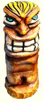 Artisans of the Valley feature Chainsaw Carving by Bob Eigenrauch - 2008 Full Color Tiki Series
