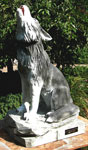 Chainsaw / Hand Carved Full Scale Timberwolf by Artisans of the Valley - Side View